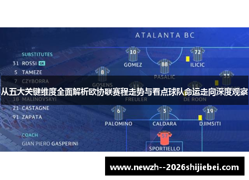 从五大关键维度全面解析欧协联赛程走势与看点球队命运走向深度观察